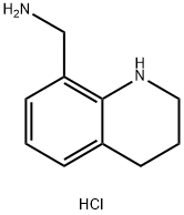 (1,2,3,4-四氢喹啉-8-基)甲胺二盐酸 结构式