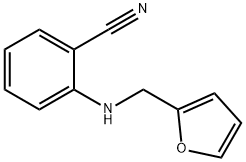 2-[(furan-2-ylmethyl)amino]benzonitrile 化学構造式