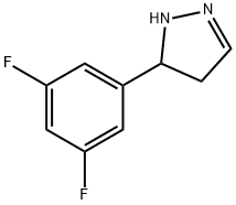 5-(3,5-Difluorophenyl)-4,5-dihydro-1H-pyrazole Structure