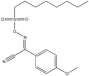 4-Methoxy-alpha-[[(octylsulfonyl)oxy]imino]benzeneacetonitrile|4-甲氧基-ALPHA-[[(辛基磺酰基)氧基]亚氨基]苯乙腈