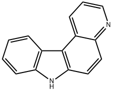 7H-Pyrido[2,3-c]carbazole,205-30-1,结构式