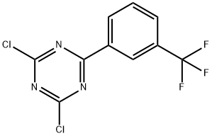 2,4-Dichloro-6-(3-trifluoromethylphenyl)-1,3,5-triazine Structure