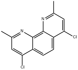 4,7-二氯-2,9-二甲基-1,10-菲啰啉 结构式