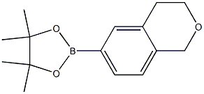 2-(3,4-dihydro-1H-2-benzopyran-6-yl)-4,4,5,5-tetramethyl-1,3,2-dioxaborolane Struktur