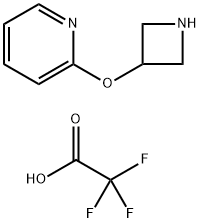 2-(3-Azetidinyloxy)pyridine trifluoroacetate Structure