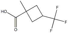 1-methyl-3-(trifluoromethyl)cyclobutane-1-carboxylic acid,2090434-02-7,结构式