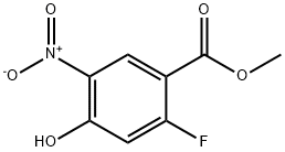 2-Fluoro-4-hydroxy-5-nitro-benzoic acid methyl ester Structure