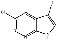 7H-Pyrrolo[2,3-c]pyridazine, 5-bromo-3-chloro-|5-溴-3-氯-7H-吡咯并[2,3-C]哒嗪