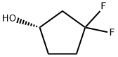 (S)-3,3-difluorocyclopentan-1-ol 化学構造式