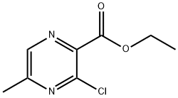 ETHYL 3-CHLORO-5-METHYLPYRAZINE-2-CARBOXYLATE 结构式