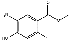 5-Amino-4-hydroxy-2-iodo-benzoic acid methyl ester Structure