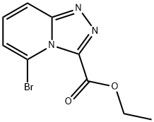 ethyl 5-bromo-[1,2,4]triazolo[4,3-a]pyridine-3-carboxylate Struktur