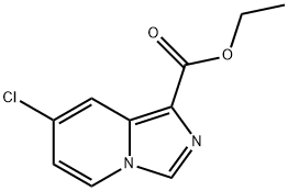 ethyl 7-chloroimidazo[1,5-a]pyridine-1-carboxylate 结构式