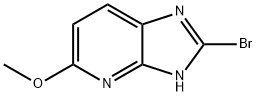 3H-Imidazo[4,5-b]pyridine, 2-bromo-5-methoxy- Struktur