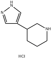 3-(1H-pyrazol-4-yl)piperidine dihydrochloride|3-(1H-PYRAZOL-4-YL)PIPERIDINE DIHYDROCHLORIDE