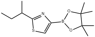 2-(sec-butyl)-4-(4,4,5,5-tetramethyl-1,3,2-dioxaborolan-2-yl)thiazole Structure