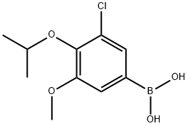 3-氯-4-异丙氧基-5-甲氧基苯基硼酸,2096341-61-4,结构式