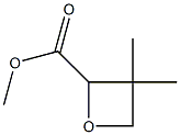 methyl 3,3-dimethyloxetane-2-carboxylate Struktur