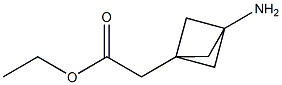 ethyl 2-{3-aminobicyclo[1.1.1]pentan-1-yl}acetate Struktur