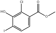 methyl 2-chloro-3-hydroxy-4-iodobenzoate Structure