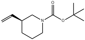 叔-丁基 (3S)-3-乙烯基哌啶-1-甲酸基酯, 2126878-35-9, 结构式