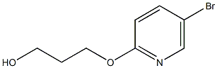 3-((5-bromopyridin-2-yl)oxy)propan-1-ol Structure