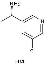 (1S)-1-(5-CHLORO(3-PYRIDYL))ETHYLAMINE DIHYDROCHLORIDE Struktur