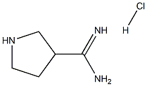 pyrrolidine-3-carboximidamide hydrochloride Struktur