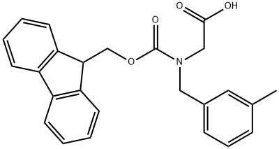 N-Fmoc-3-methylbenzyl-glycine Structure