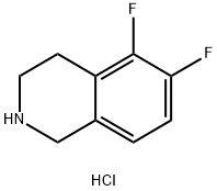 5,6-二氟-1,2,3,4-四氢异喹啉盐酸, 2138522-82-2, 结构式