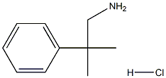 2-甲基-2-苯基丙烷-1-胺盐酸盐,21404-94-4,结构式