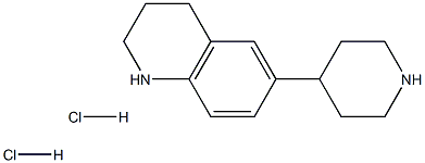 6-(piperidin-4-yl)-1,2,3,4-tetrahydroquinoline dihydrochloride Structure