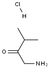 1-amino-3-methylbutan-2-one hydrochloride Structure