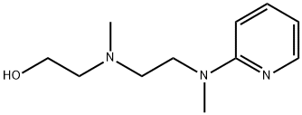 2-(methyl(2-(methyl(pyridin-2-yl)amino)ethyl)amino)ethan-1-ol 化学構造式