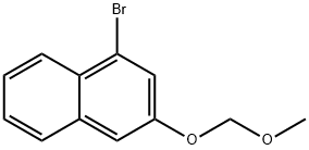 1-bromo-3-(methoxymethoxy)naphthalene Struktur