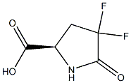 (R)-4,4-difluoro-5-oxopyrrolidine-2-carboxylic acid,2165595-41-3,结构式