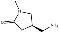 (R)-4-(aminomethyl)-1-methylpyrrolidin-2-one Structure