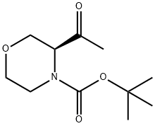 (3S)-4-Boc-3-acetylmorpholine Struktur