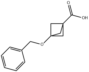 3-(benzyloxy)bicyclo[1.1.1]pentane-1-carboxylic acid Structure