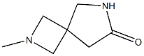 2-methyl-2,6-diazaspiro[3.4]octan-7-one Struktur