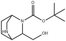 3-(羟甲基)-2,5-二氮杂环[2.2.2]辛烷-2-羧酸叔丁酯, 2167272-66-2, 结构式
