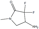 4-amino-3,3-difluoro-1-methylpyrrolidin-2-one Struktur