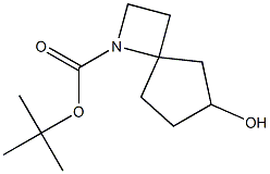 tert-butyl 6-hydroxy-1-azaspiro[3.4]octane-1-carboxylate Structure