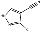 3-chloro-1H-pyrazole-4-carbonitrile Struktur