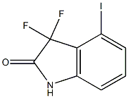3,3-difluoro-4-iodoindolin-2-one Structure