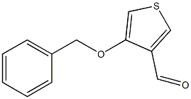 4-(benzyloxy)thiophene-3-carbaldehyde Struktur