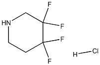 3,3,4,4-四氟哌啶盐酸盐,2171797-82-1,结构式