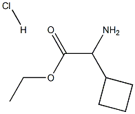 2-氨基-2-环丁基乙酸乙酯盐酸盐, 2173996-41-1, 结构式