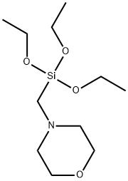 4-[(triethoxysilyl)methyl]morpholine Structure