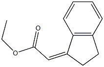 ethyl 2-(1,2-dihydroinden-3-ylidene)acetate Struktur